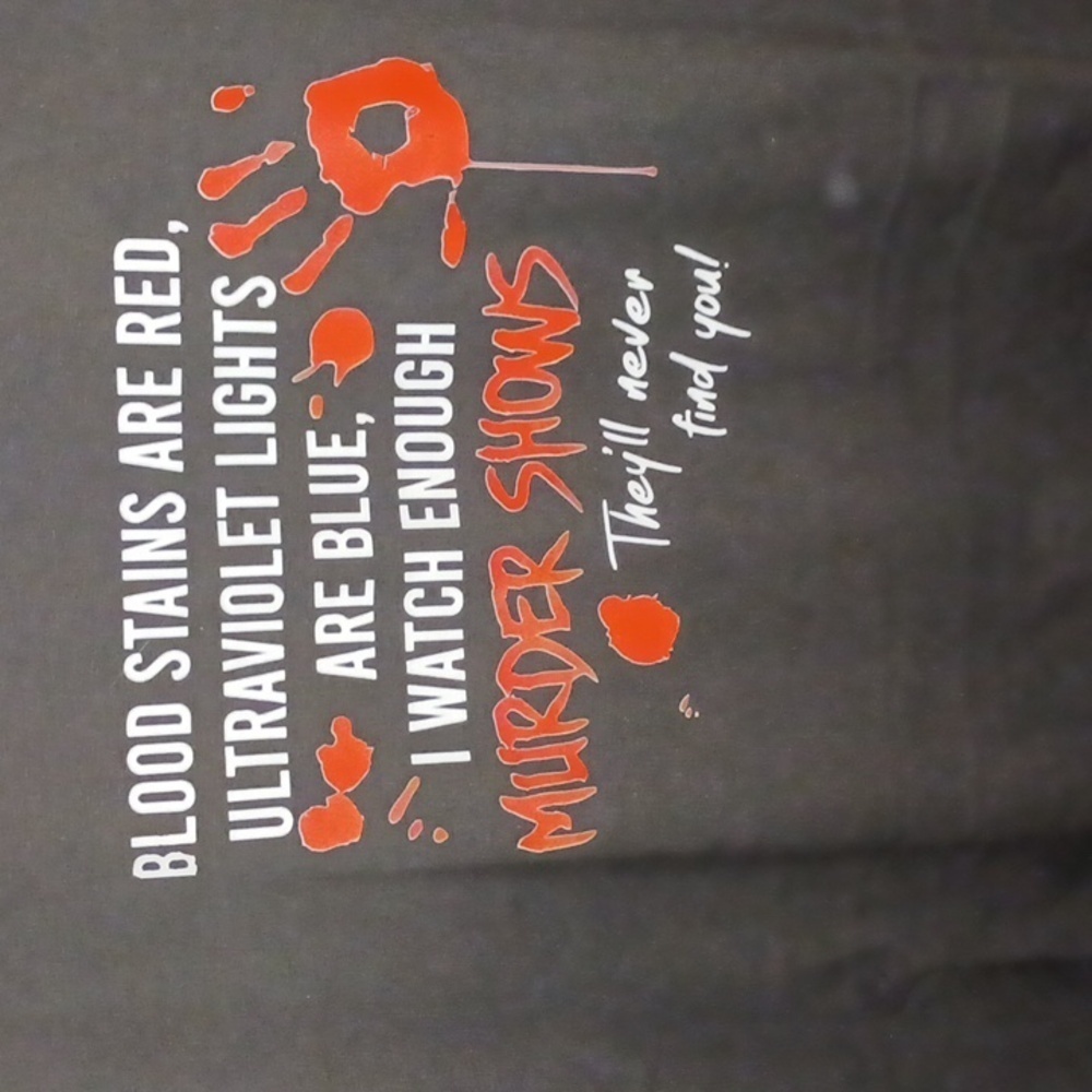 NWOT Handmade Unisex Horror Short Sleeve T-Shirt - Size XXL - Picture 3 of 5